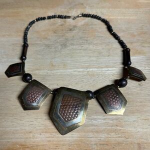 Metal Statement Necklace